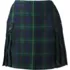 Women's Above the Knee Plaid Side Pleat Skort, Front