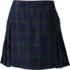 Women's Above the Knee Plaid Side Pleat Skort, Front