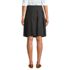 Women's Top of Knee Solid Box Pleat Skirt, Back