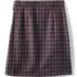 Girls Plaid A-line Skirt Below The Knee , Back