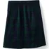 Girls Plaid A-line Skirt Below The Knee , Back