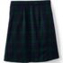 Girls Plus Plaid A-line Skirt Below The Knee , Back