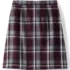 Girls Plaid A-line Skirt Below The Knee , Back