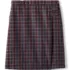 Girls Plaid A-line Skirt Below The Knee , Front