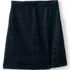 Girls Plaid A-line Skirt Below The Knee , Front