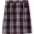 Girls Plaid A-line Skirt Below The Knee , Front