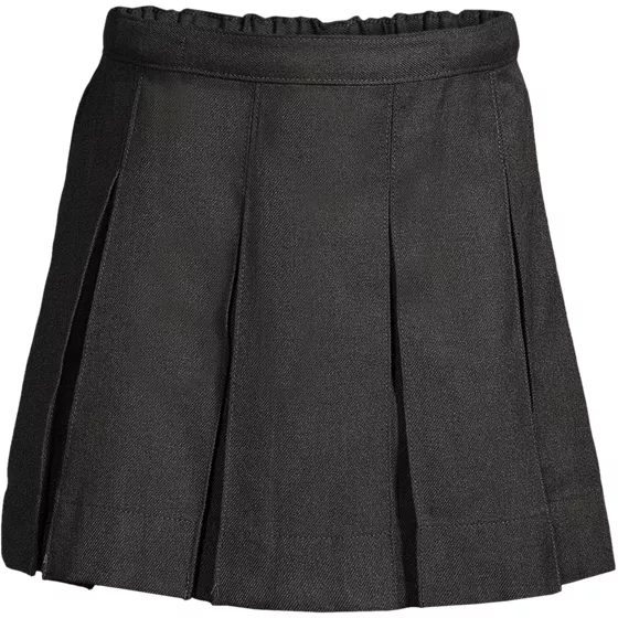 Girl's Top of Knee Box Pleat Skirt - primary