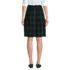 Women's Plaid Skort Top of Knee, Back
