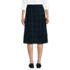 Women's Plaid A-line Skirt Below The Knee, Back