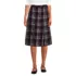 Women's Plaid A-line Skirt Below The Knee, Front
