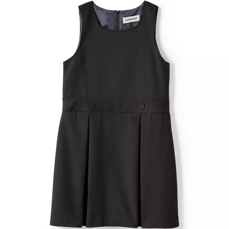 Girls Solid Jumper Top of Knee, Front