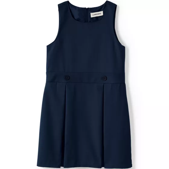Girls Solid Jumper Top of Knee - primary