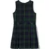 Girls Top of Knee Plaid Jumper, Back