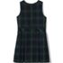 Girls Top of Knee Plaid Jumper, Back
