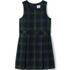 Girls Top of Knee Plaid Jumper, Front