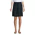 Women's Top of the Knee Plaid Box Pleat Skirt, Front