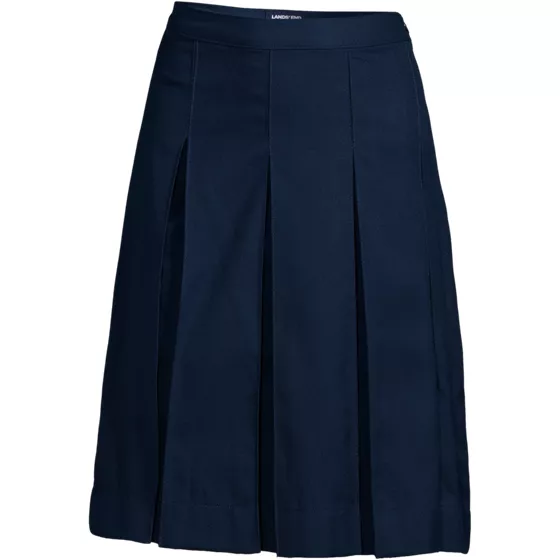 Women's Above the Knee Box Pleat Skirt - primary