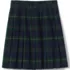 Girls Below The Knee Plaid Pleated Skirt, Back