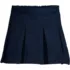 Girls Above the Knee Solid Box Pleat Skirt, Front