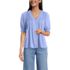 Women's Button Pintuck Puff Sleeve Top, Front