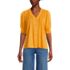 Women's Button Pintuck Puff Sleeve Top, Front