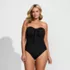Women's Plus Size SlenderSuit Multi-Way Bandeau High Leg One Piece Swimsuit, alternative image