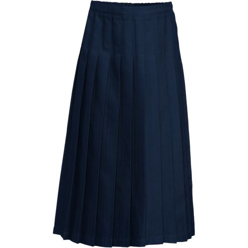 Women's Solid Pleated Skirt Ankle Length