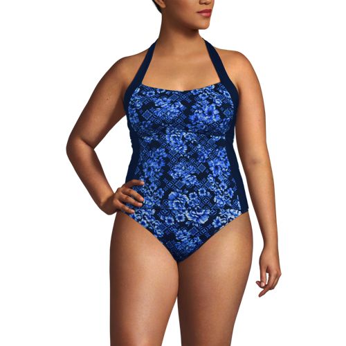 Women's Seamed Halter Tankini Top - image 5