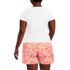 Women's Plus Size SunShade UPF 50 Cap Sleeve Fitted with Built in Bra Rash Guard, Back