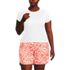 Women's Plus Size SunShade UPF 50 Cap Sleeve Fitted with Built in Bra Rash Guard, Front