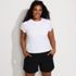 Women's Plus Size SunShade UPF 50 Cap Sleeve Fitted with Built in Bra Rash Guard, alternative image