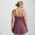 Women's Plus Size SlenderSuit Shine U-Wire Swim Dress Swimsuit, Back