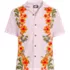 Men's Short Sleeve Linen Hawaiian Camp Collar Shirt, Front