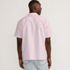 Men's Short Sleeve Linen Hawaiian Camp Collar Shirt, Back