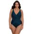 Miraclesuit Women's Plus Size Illusionist Crossover One Piece Swimsuit, alternative image