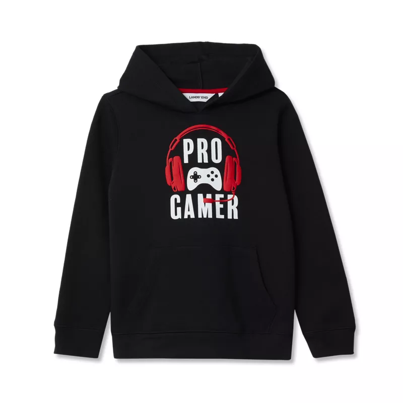 Kids Fleece Hooded Sweatshirt, alternative image