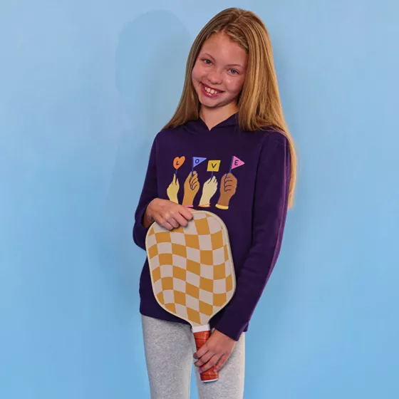 Kids Fleece Hooded Sweatshirt - primary