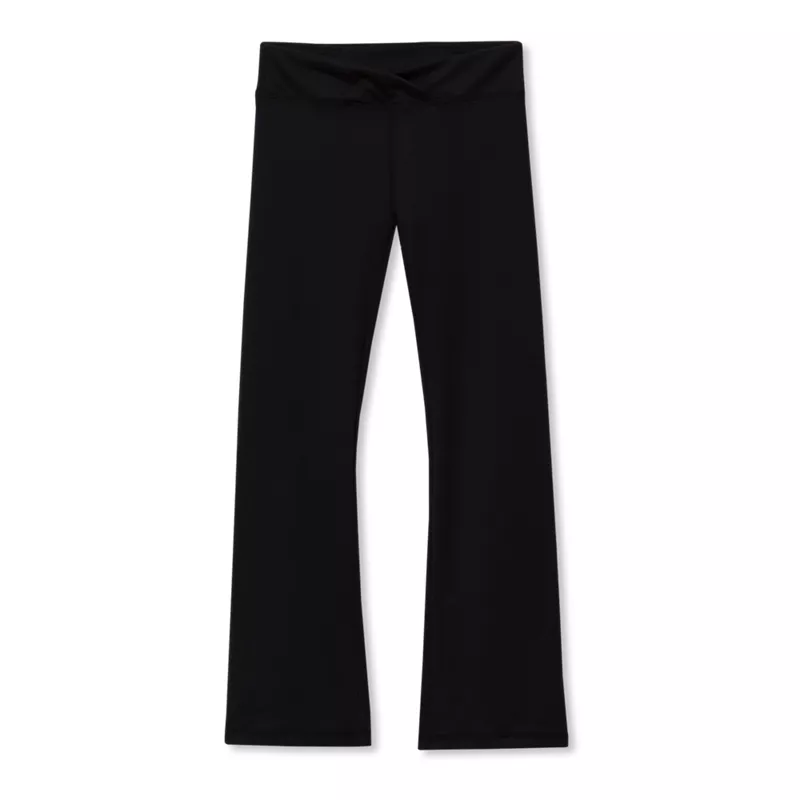 Girls High Waisted Active Flare Leggings, alternative image