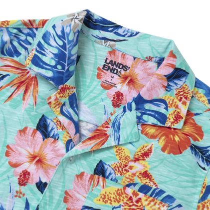 Boys Short Sleeve Slub Camp Shirt - image 1