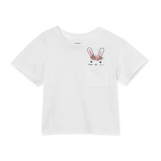 Girls Meet and Greet Pocket Tee - primary