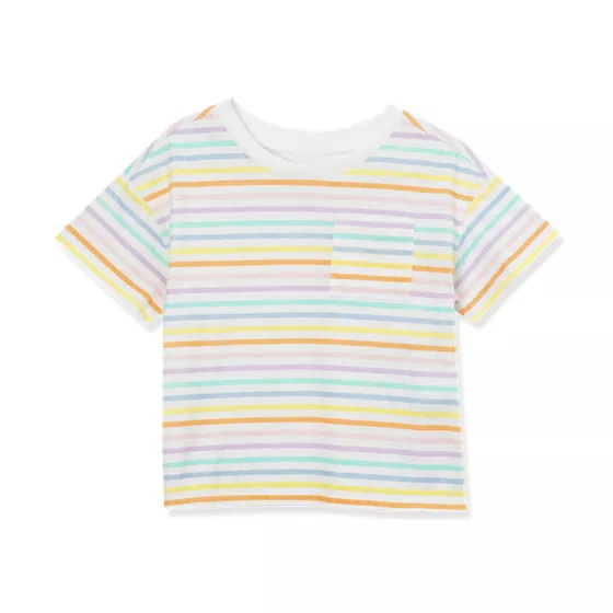 Girls Meet and Greet Pocket Tee - primary