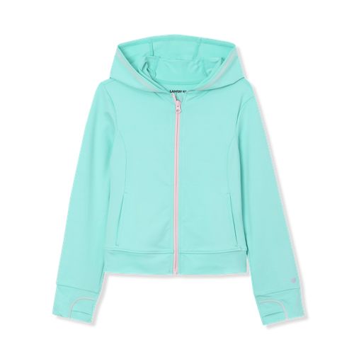 Girls Active Zip Up Track Jacket | Lands' End