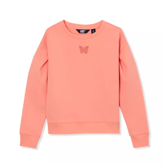 Girls Knit Crewneck Sweatshirt - primary