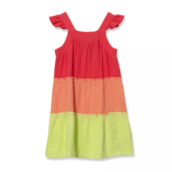 Girls Woven Tiered Dress - primary
