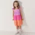Girls Woven Tiered Dress, alternative image