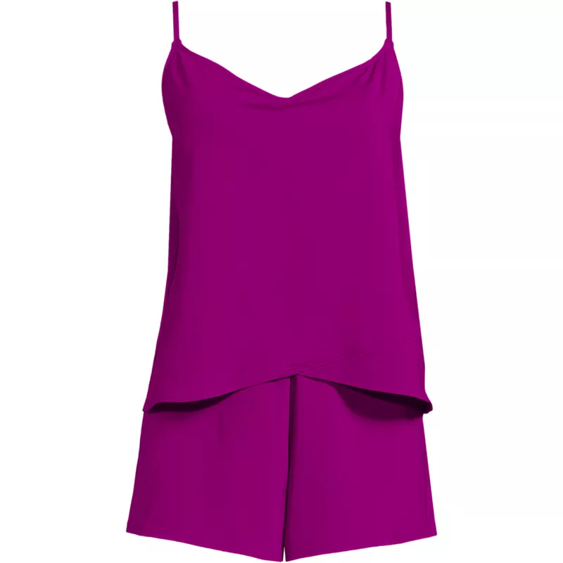 Women's Tulip Romper Swimsuit, Front