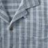 Men's Short Sleeve Textured Jacquard Camp Collar Shirt - Set Top, alternative image