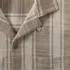 Men's Short Sleeve Textured Jacquard Camp Collar Shirt - Set Top, alternative image