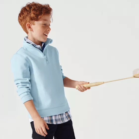 Boys Half Zip Pullover - primary