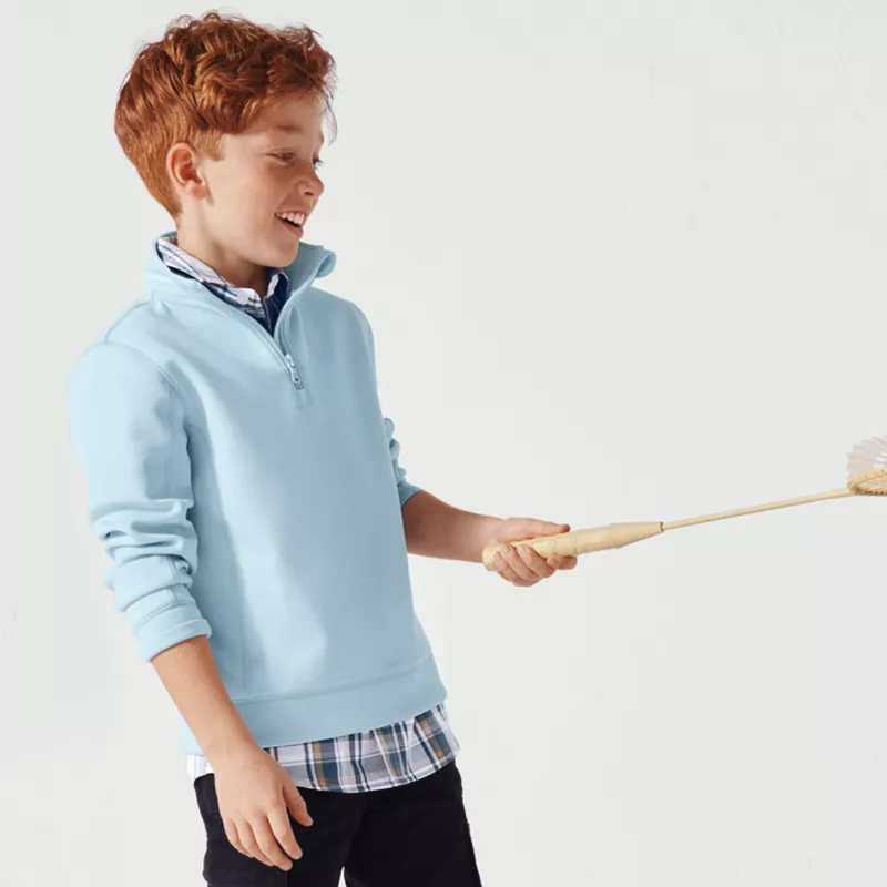 Boys Half Zip Pullover, alternative image